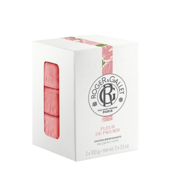 R&G Sabonete Perfumado Fleur <mark>F</mark>iguier (Caixa de Viagem) 3x100gr