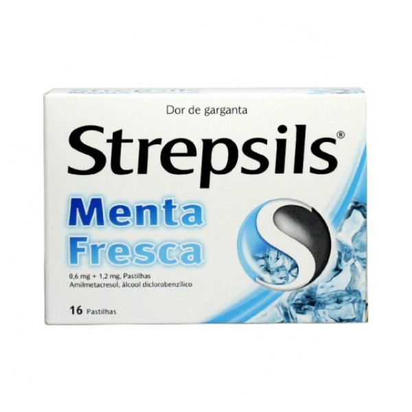Strepsils Menta Fresca, 1,2/0,6 mg x 16 pst