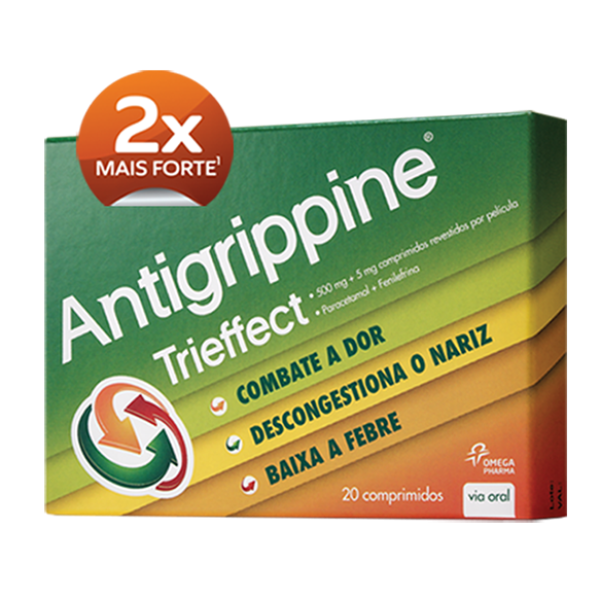 Antigrippine Trieffect Tosse, 500/10/200 mg x 10 pó sol oral saq