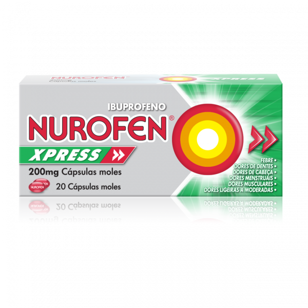 Nurofen Xpress, 200 mg x 20 cáps mole