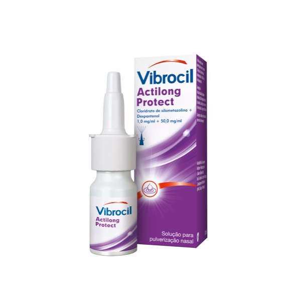 Vibrocil ActilongProtect, 1/50 mg/mL-15mL x 1 sol pulv nasal, 1 mg/ml + 50 mg/ml x 1 sol pulv nasal