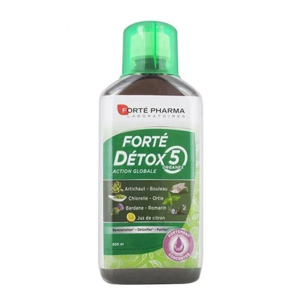 Forte Detox 5 Orgaos Sol 500Ml