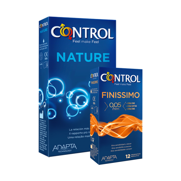 Control Nature Preservativo Adapta 12 Unidade(s) com Oferta de Finíssimo Easy Way 12 Unidade(s)