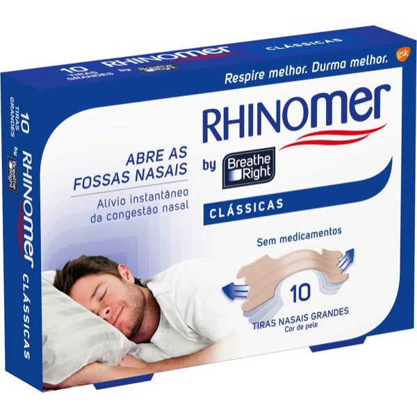 Rhinomer by Breathe Right Clássicas Grandes x 10