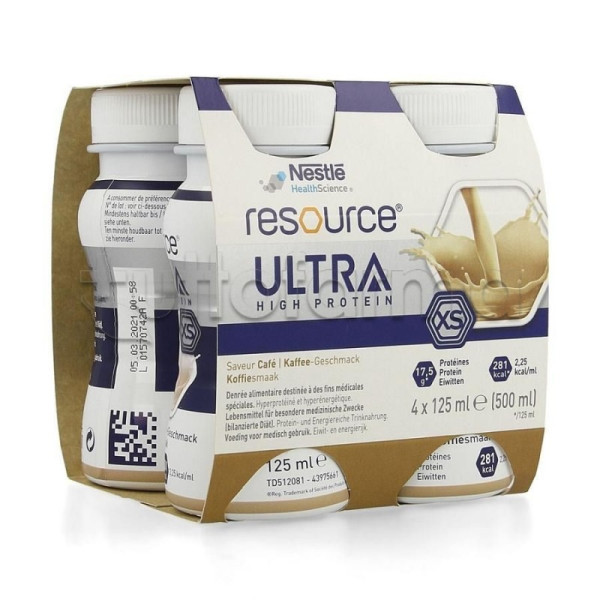 Resource Ultra Sol Or Cafe 4X125Ml