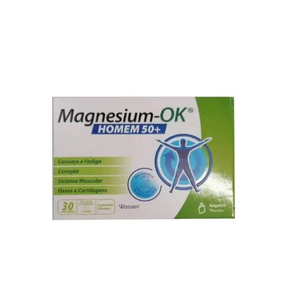 Magnesium-Ok Homem 50+ | 30 Comp.