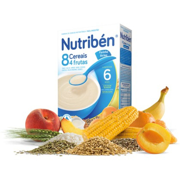 Nutriben Farinhas 8 Cereais 4 Frut La 2x300