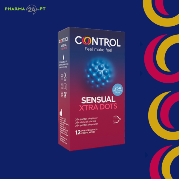 Control Sensual Xtra Dots Preservat X12