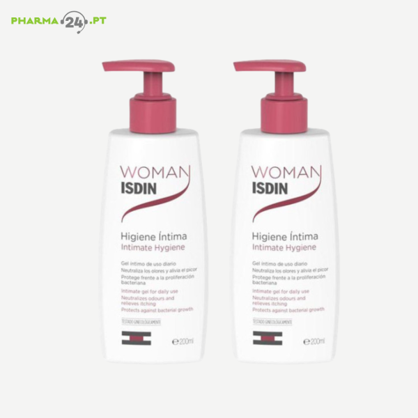 Woman Isdin Duo gel higiene intima 2 x 200 ml com Desconto na 2ª Embalagem