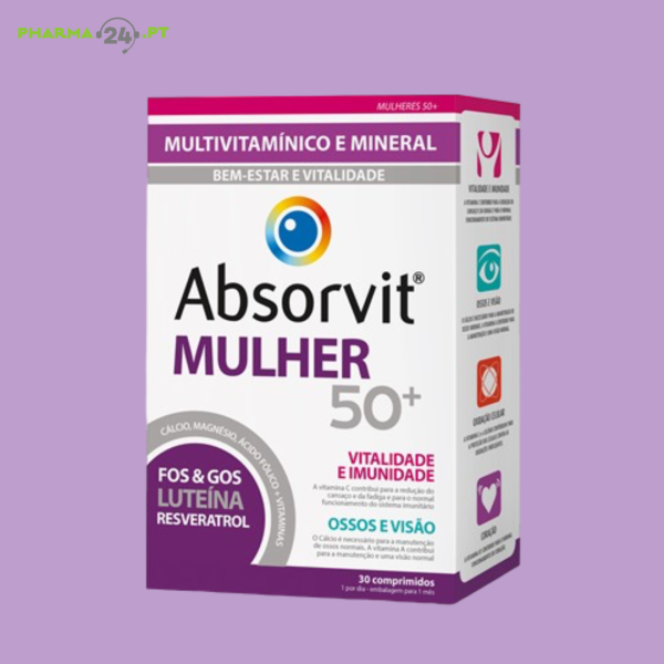 ABSORVIT Mulher 50+ | 30 Comp.