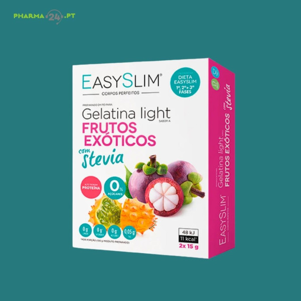 Easyslim Gelatina Light Frut Ex Stev Saq X2 pó sol oral saq,   pó sol oral saq