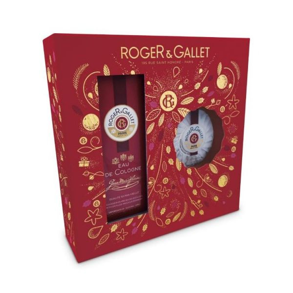 Roger&Gallet Jean Marie <mark>F</mark>arina Natal 2018 Água Perfumada 100 ml com Oferta de Sabonete 100 g