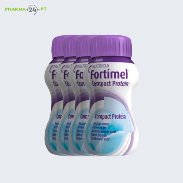 Fortimel Compact Protein Neutro 125Ml X4,   sol oral frasco