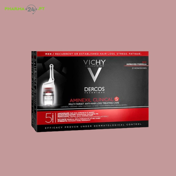 VICHY Dercos Aminexil Clinical 5 - Homem 42 ampolas