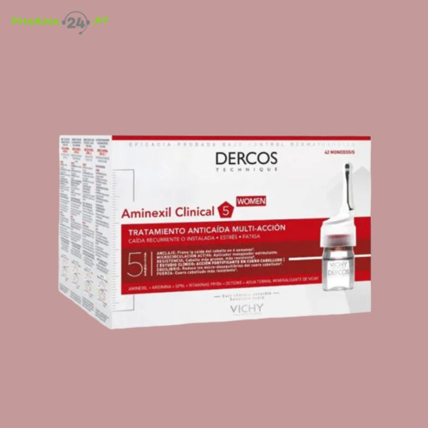 VICHY Dercos Aminexil Clinical 5 - Mulher 42 ampolas